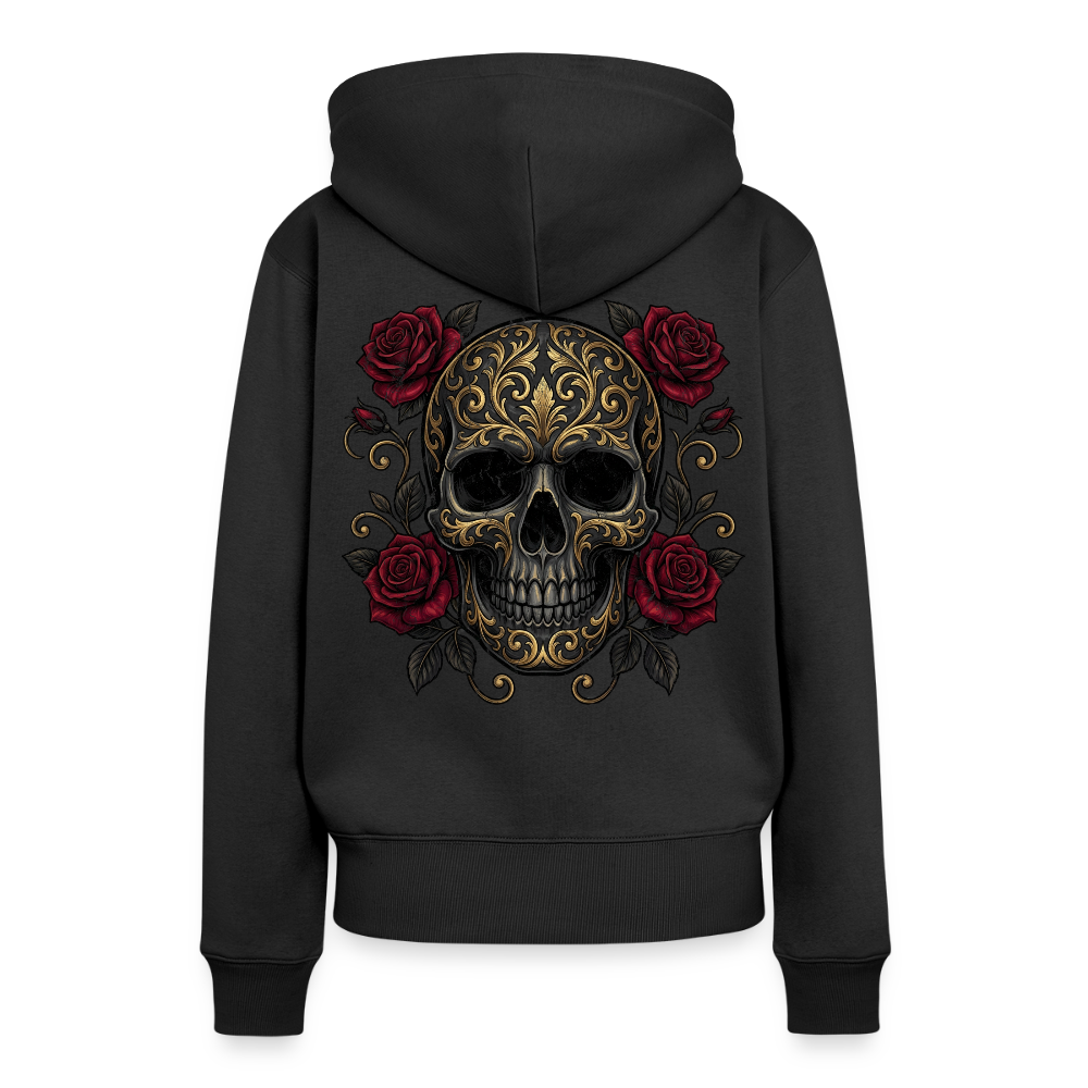 Frauen Premium Hoodie - Schwarz