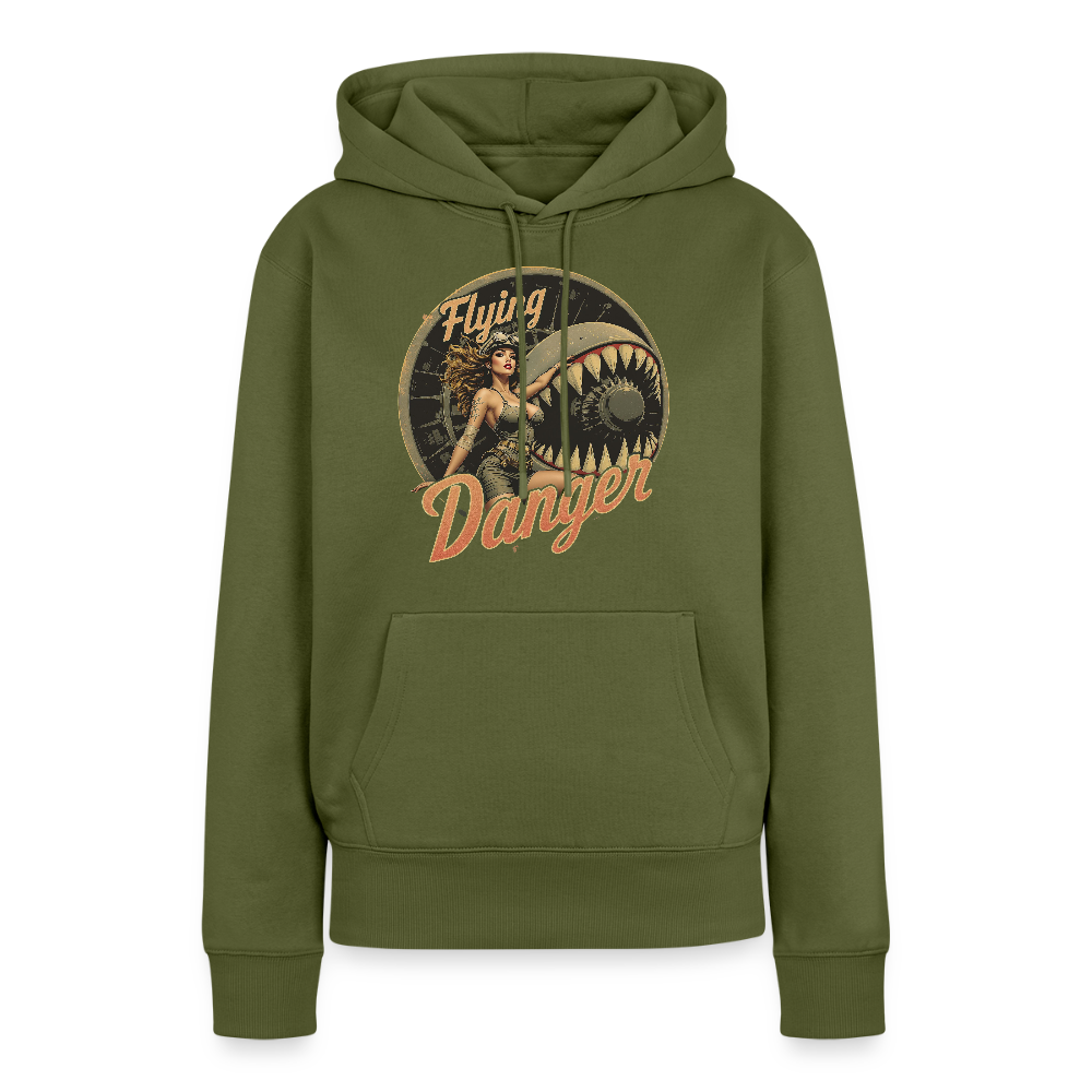 Frauen Premium Hoodie - Khaki