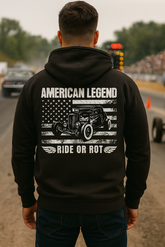 Ride or Rot / Rückendruck / Oversized Hoodie