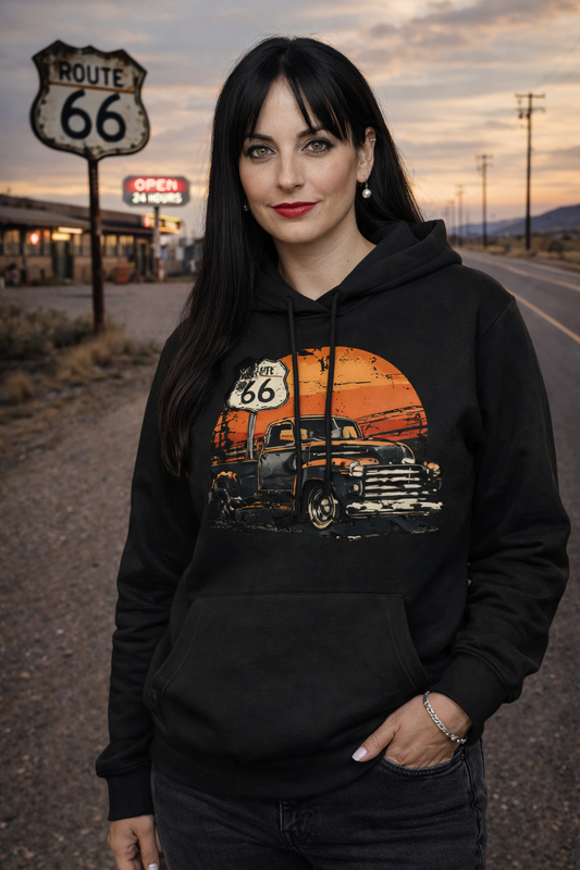 Route 66 Garage - Frauen Premium Hoodie