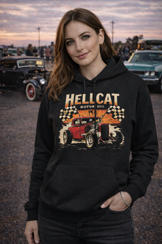 Hellcat Motor Oil – Classic Burnout Edition - Frauen Premium Hoodie