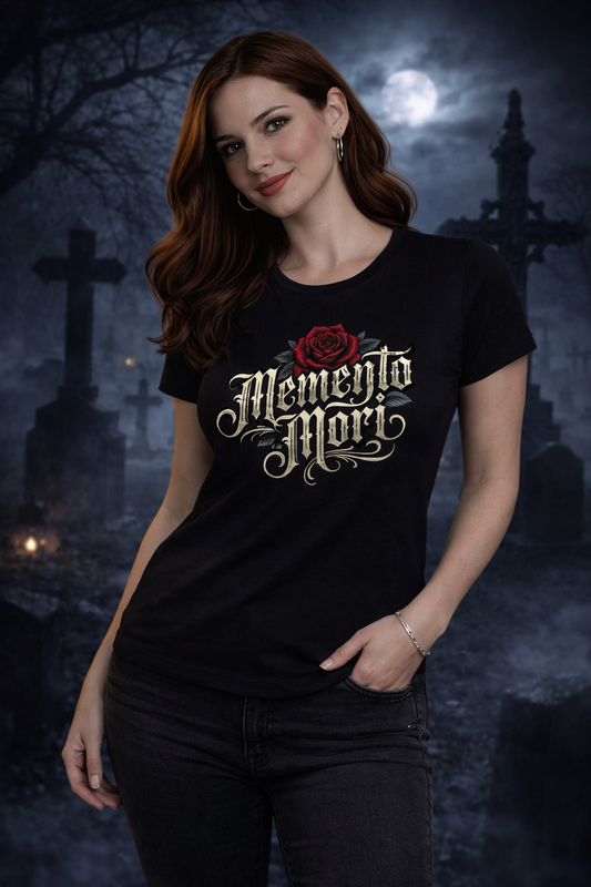 Memento Mori – Gothic-Romantik trifft Tattoo-Style - Frauen Premium T-Shirt