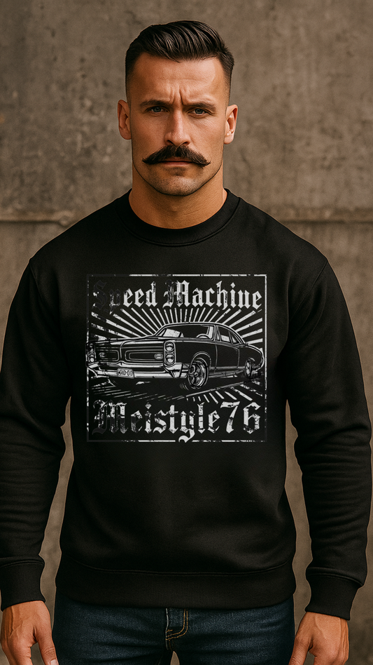 Speed Machine – V8 Vibes Only - Bio-Sweatshirt