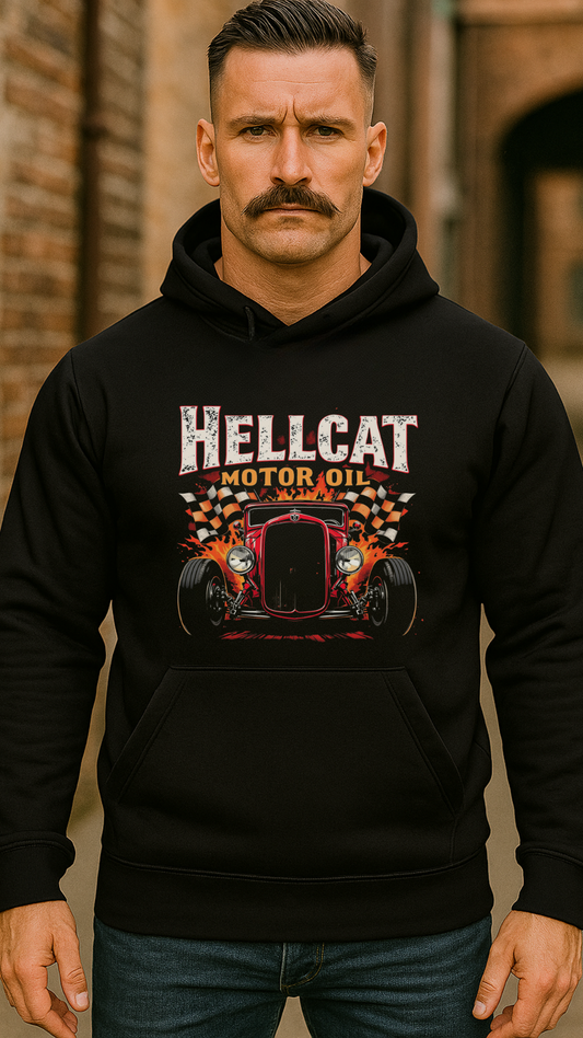 Hellcat Motor Oil - Männer Premium Hoodie
