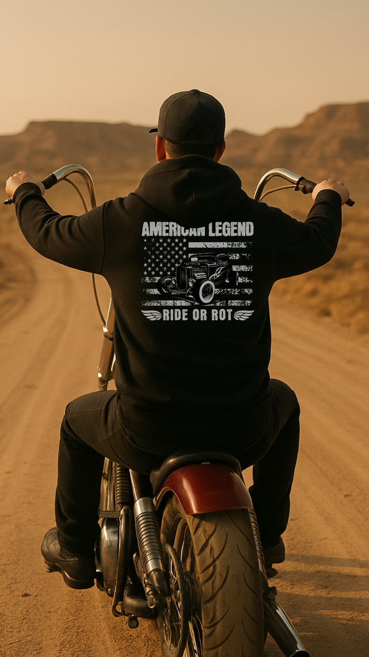 American Legend – Ride or Rot - Stanley/Stella Bio-Hoodie CRUISER