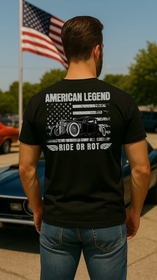 Ride or Rot / Rückendruck / Oversized Bio T-Shirt