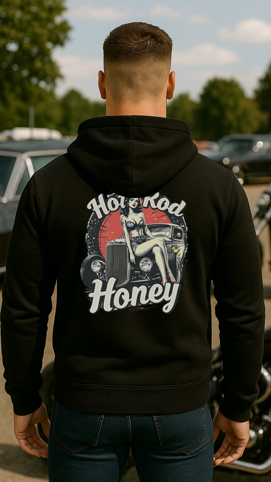 Hot Rod Honey - Kontrast-Hoodie