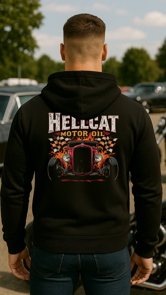 Hellcat Motor Oil – Speed & Power - Kontrast-Hoodie