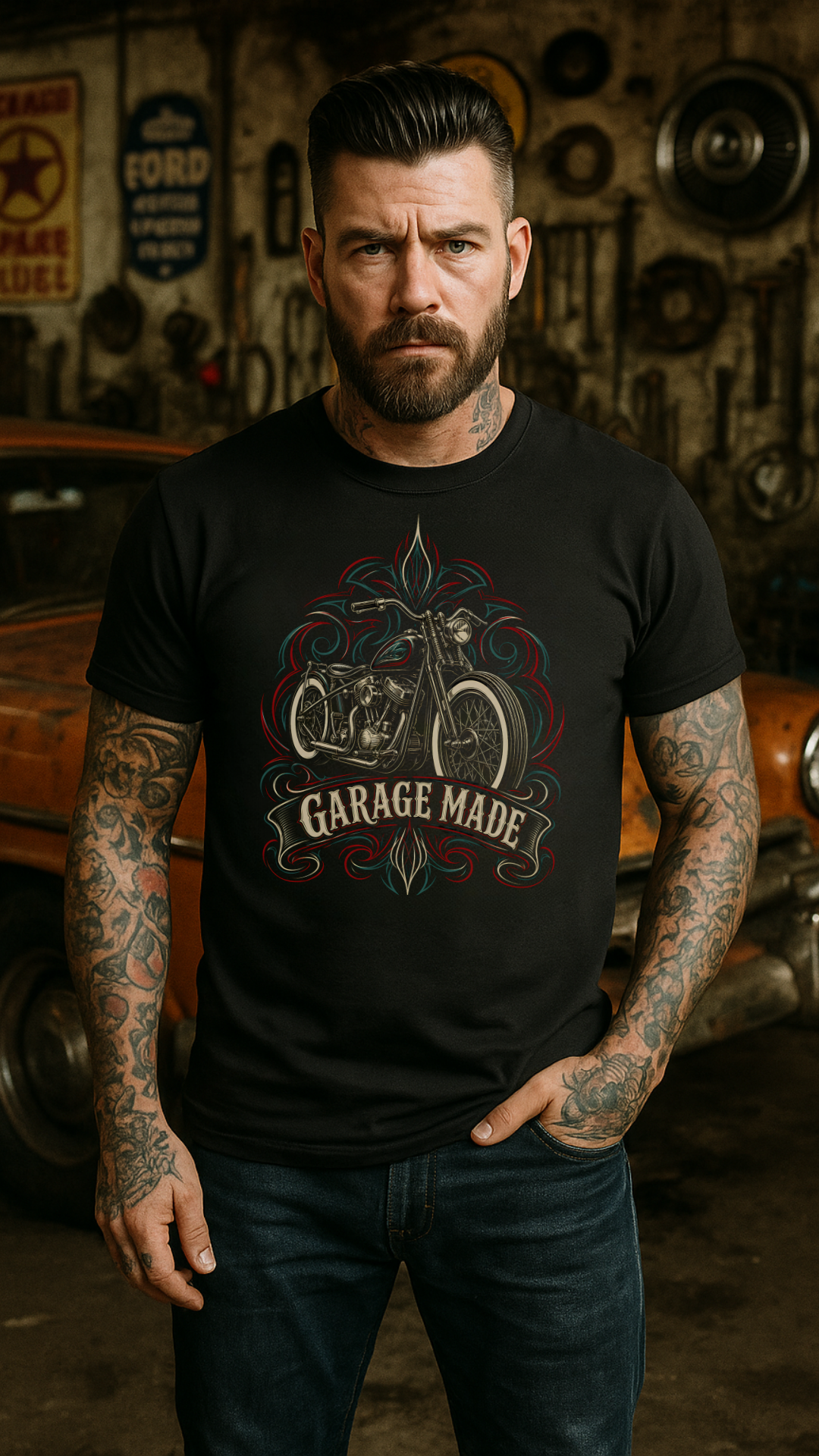 Garage Made Oldschool Chopper