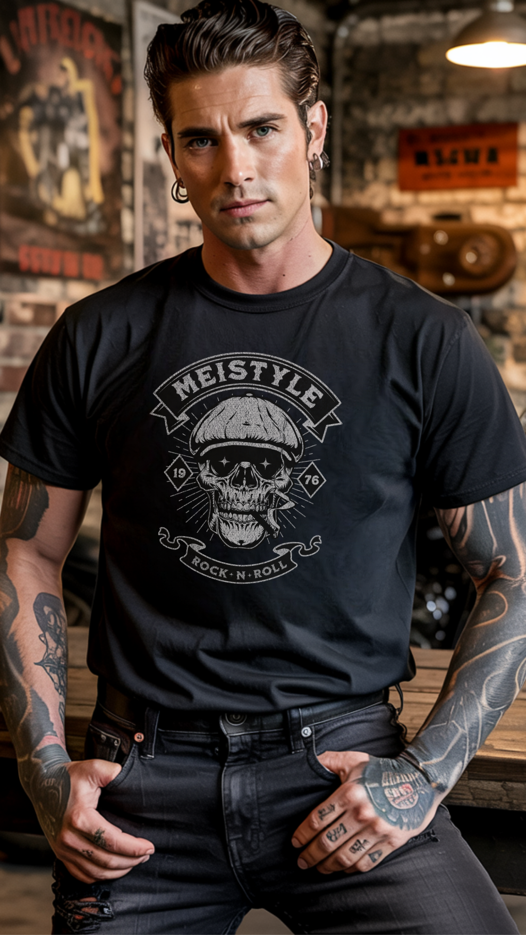 😎 Meistyle 76 – Rock ’n’ Roll Skull