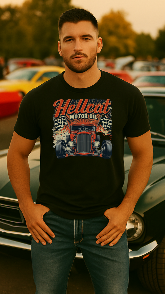 Hellcat Motor Oil – Pure Evil - Männer Premium T-Shirt