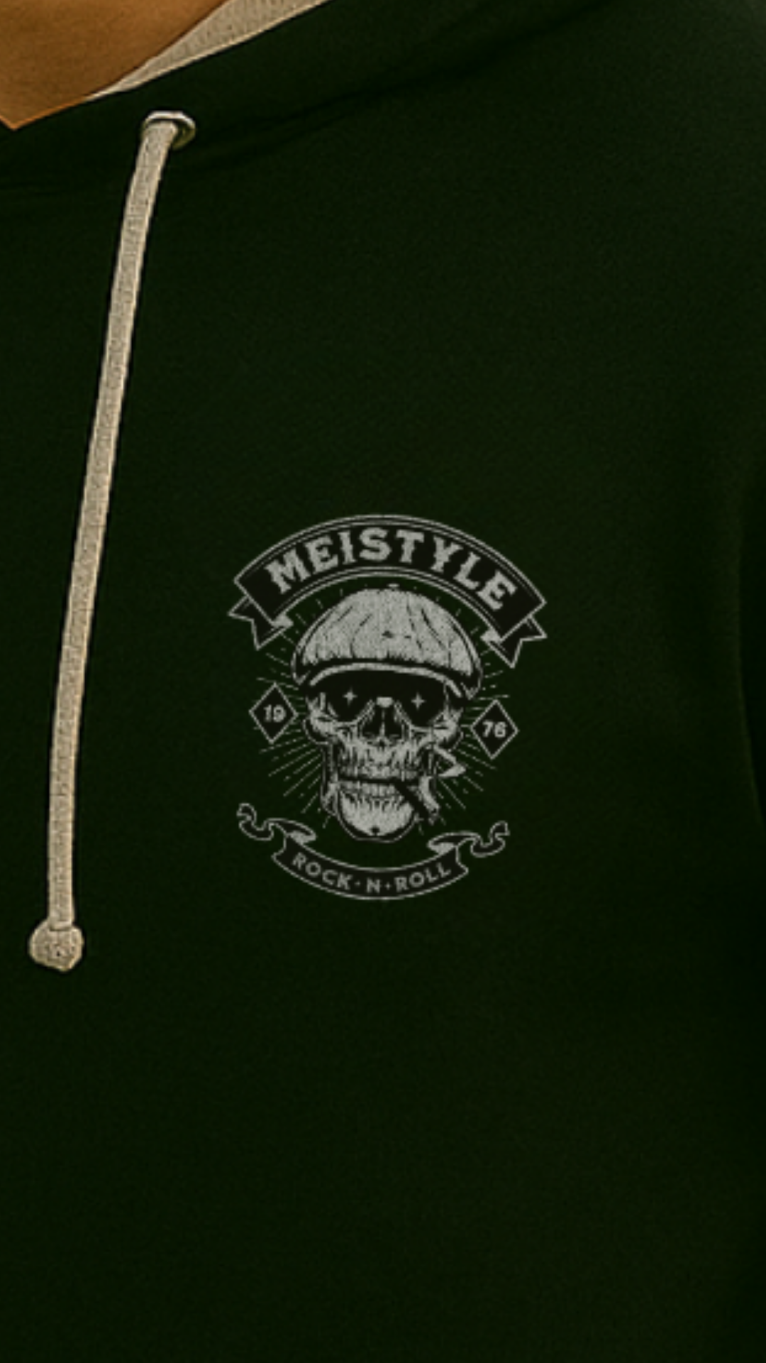 😎🤙 American Legend Hoodie – Ride or Rot | Meistyle76 - Kontrast-Hoodie