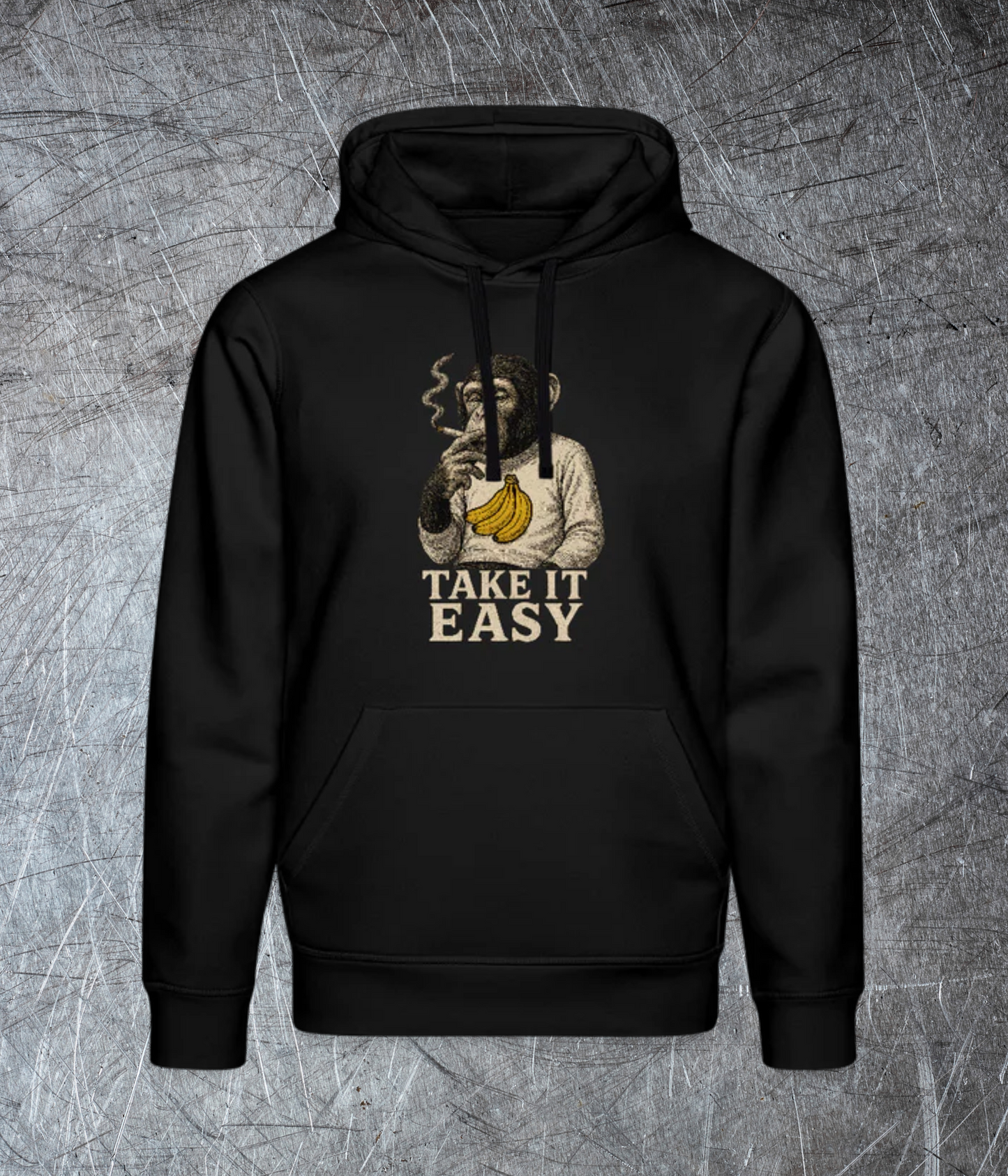 Take It Easy – Banana Vibes Unisex Bio-Hoodie