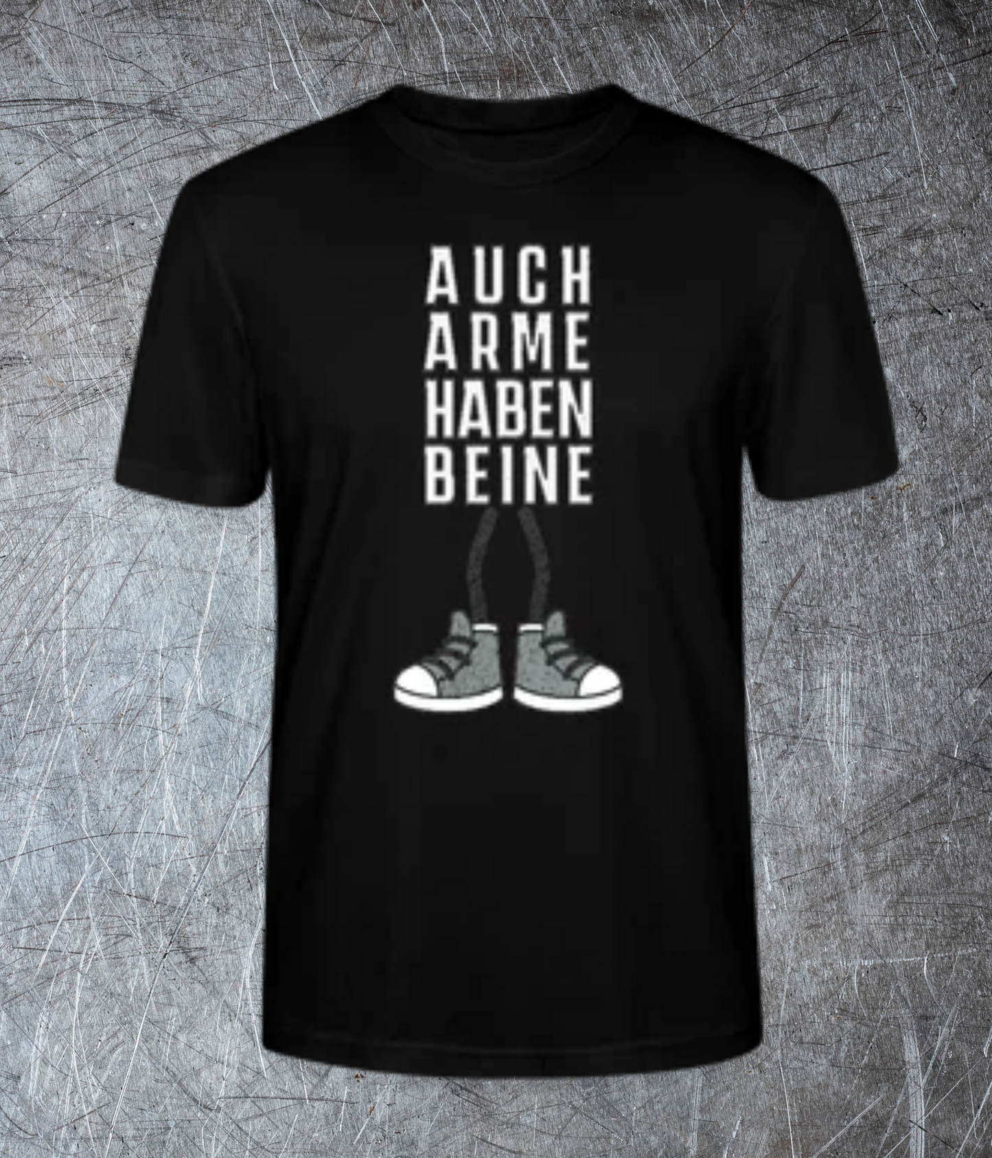 Auch Arme haben Beine – Spruch mit Tiefgang - Premium T-Shirt