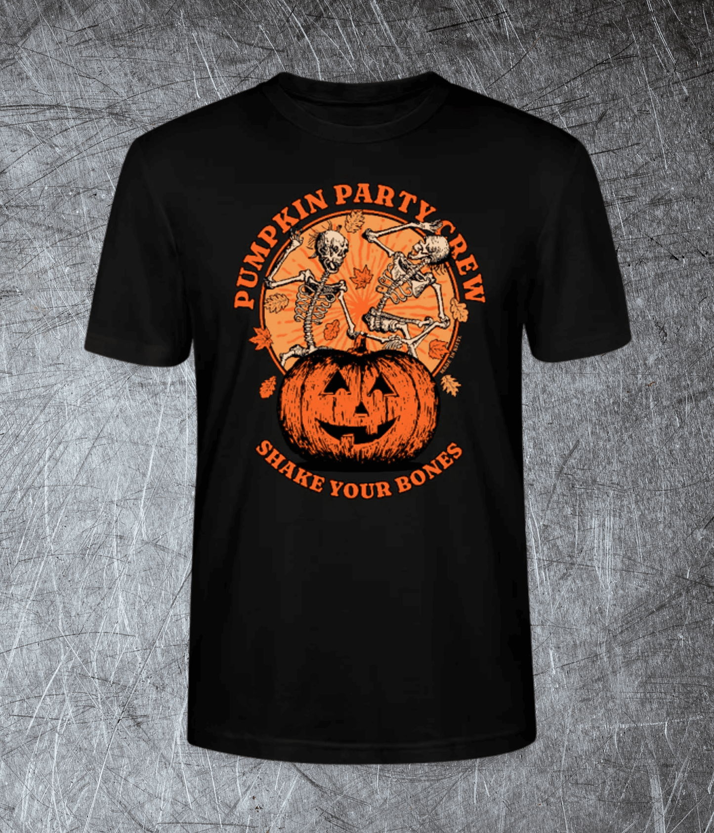Pumpkin Party Crew – Shake Your Bones Premium T-Shirt