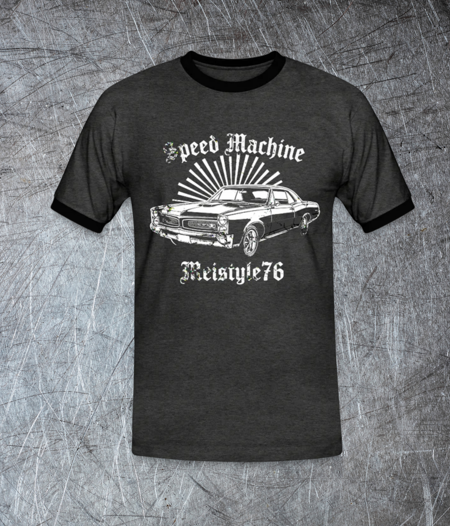 Speed Machine - Männer Kontrast-T-Shirt