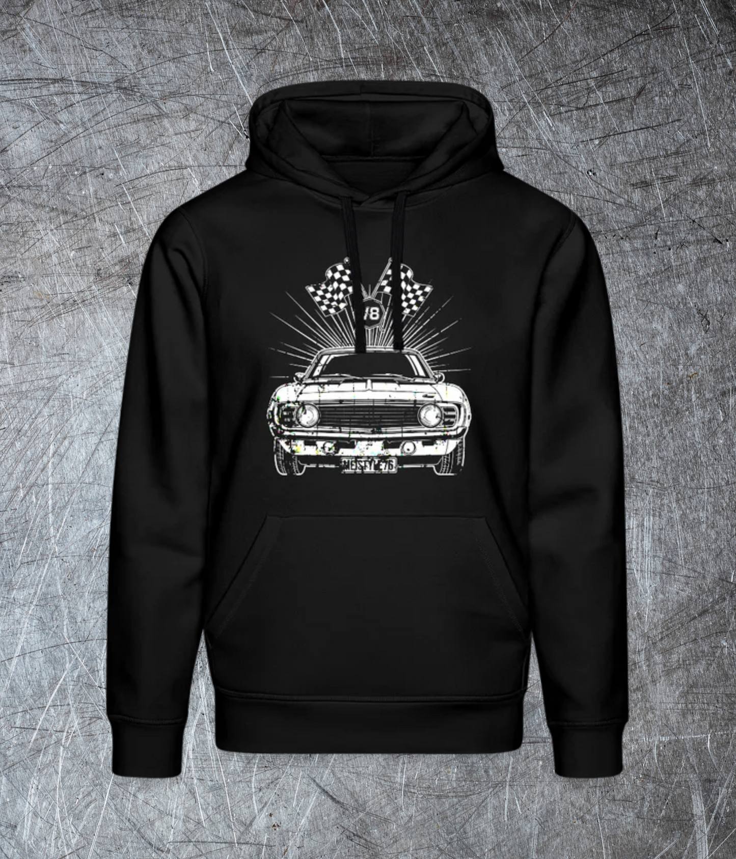 V8 Power – Born to Roar - Bio-Hoodie