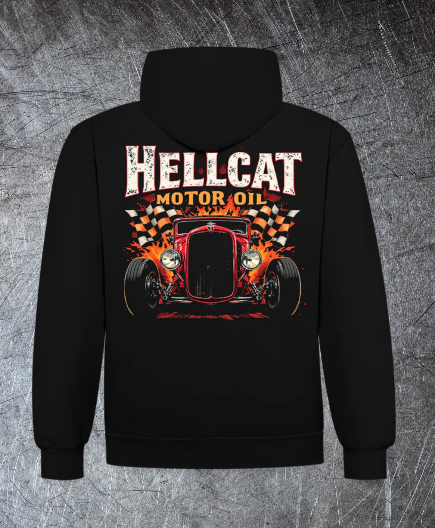 Hellcat Motor Oil – Speed & Power - Kontrast-Hoodie