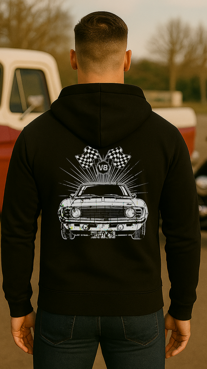 V8 Power – Born to Roar - Männer Premium Kapuzenjacke