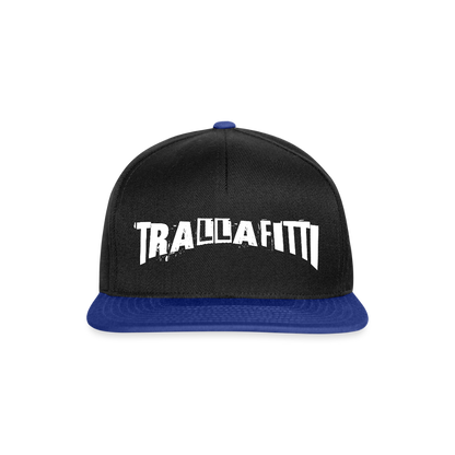 Trallafitti – Chaos in Reinkultur - Snapback Cap - Schwarz/Königsblau