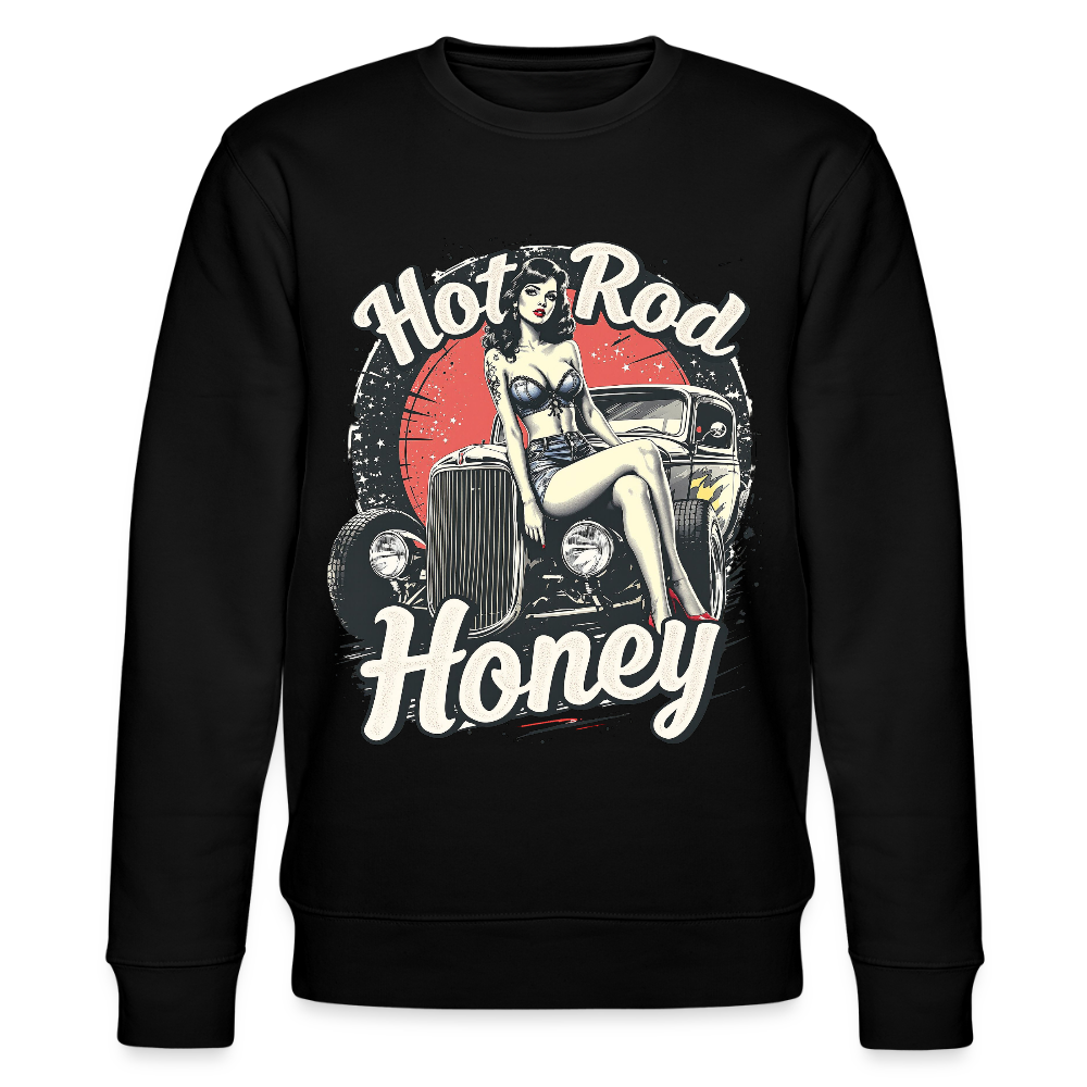Hot Rod Honey - Bio-Sweatshirt - Schwarz
