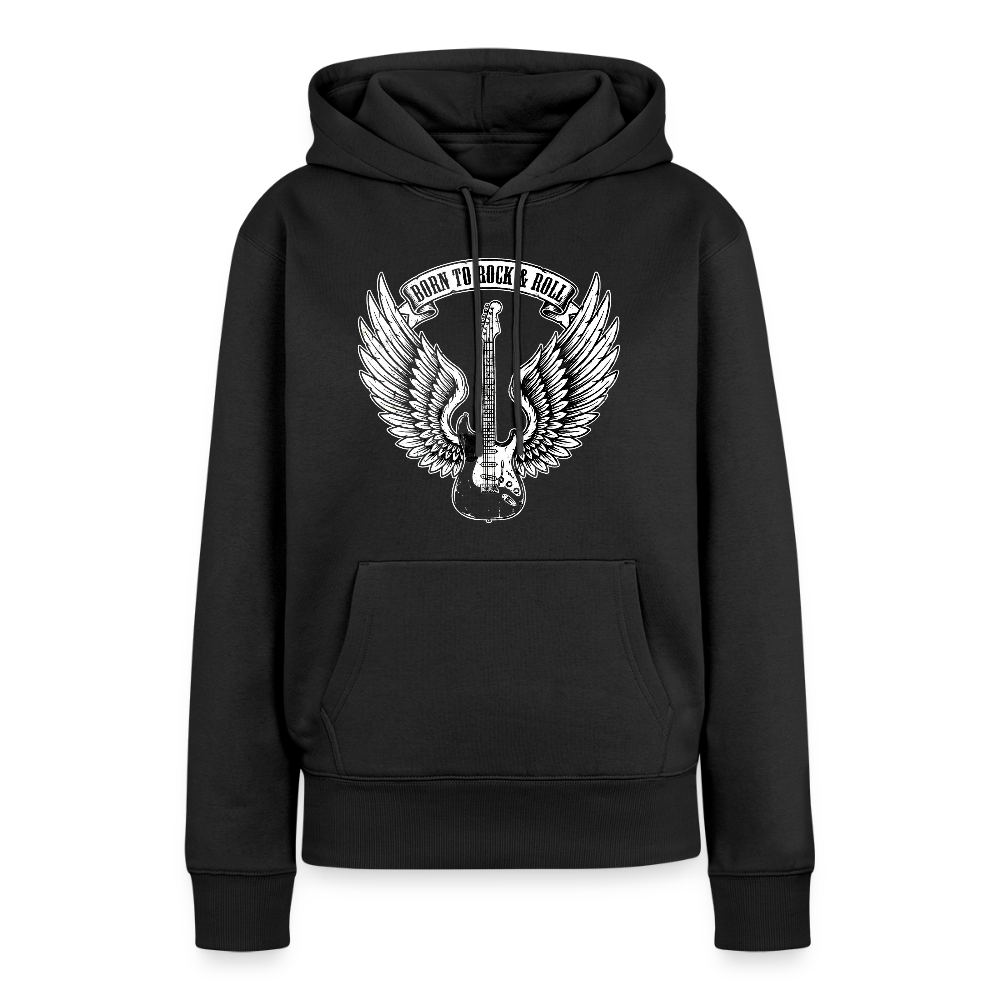 Frauen Premium Hoodie - Schwarz