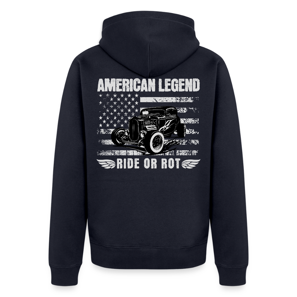 Meistyle76 - Männer Premium Kapuzenjacke - Navy