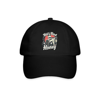 Hot Rod Honey - Baseballkappe - Schwarz/Schwarz