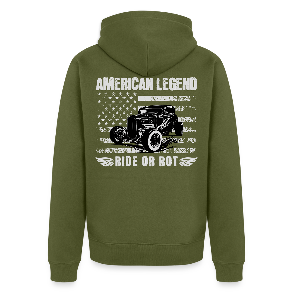 Meistyle76 - Männer Premium Kapuzenjacke - Khaki