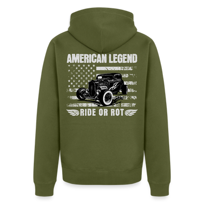 Meistyle76 - Männer Premium Kapuzenjacke - Khaki