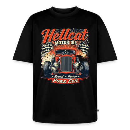 Hellcat Motor Oil – Pure Evil / Unisex Oversized Bio T-Shirt - Schwarz