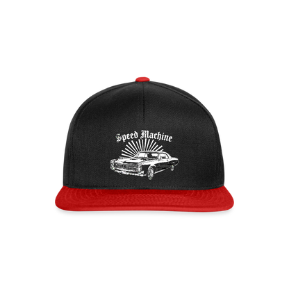 Speed Machine - Snapback Cap - Schwarz/Rot