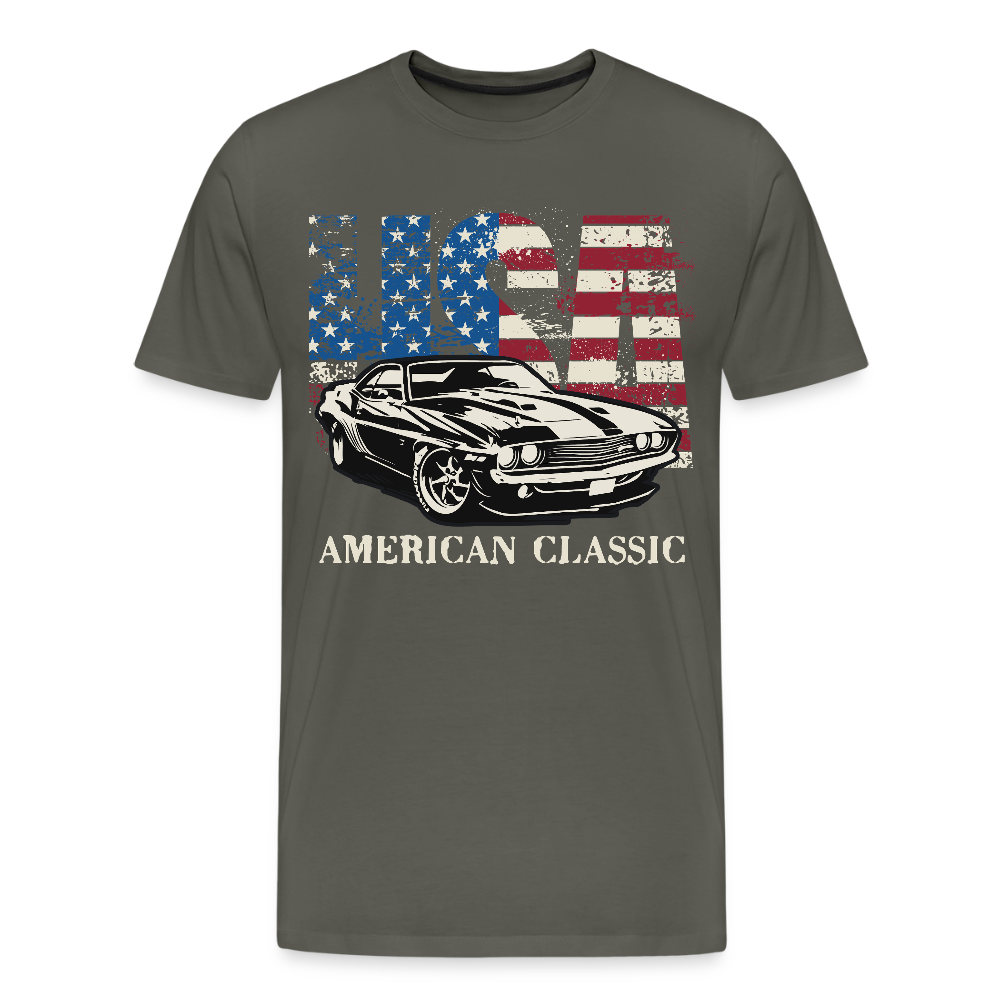 Männer Premium T-Shirt - Asphalt