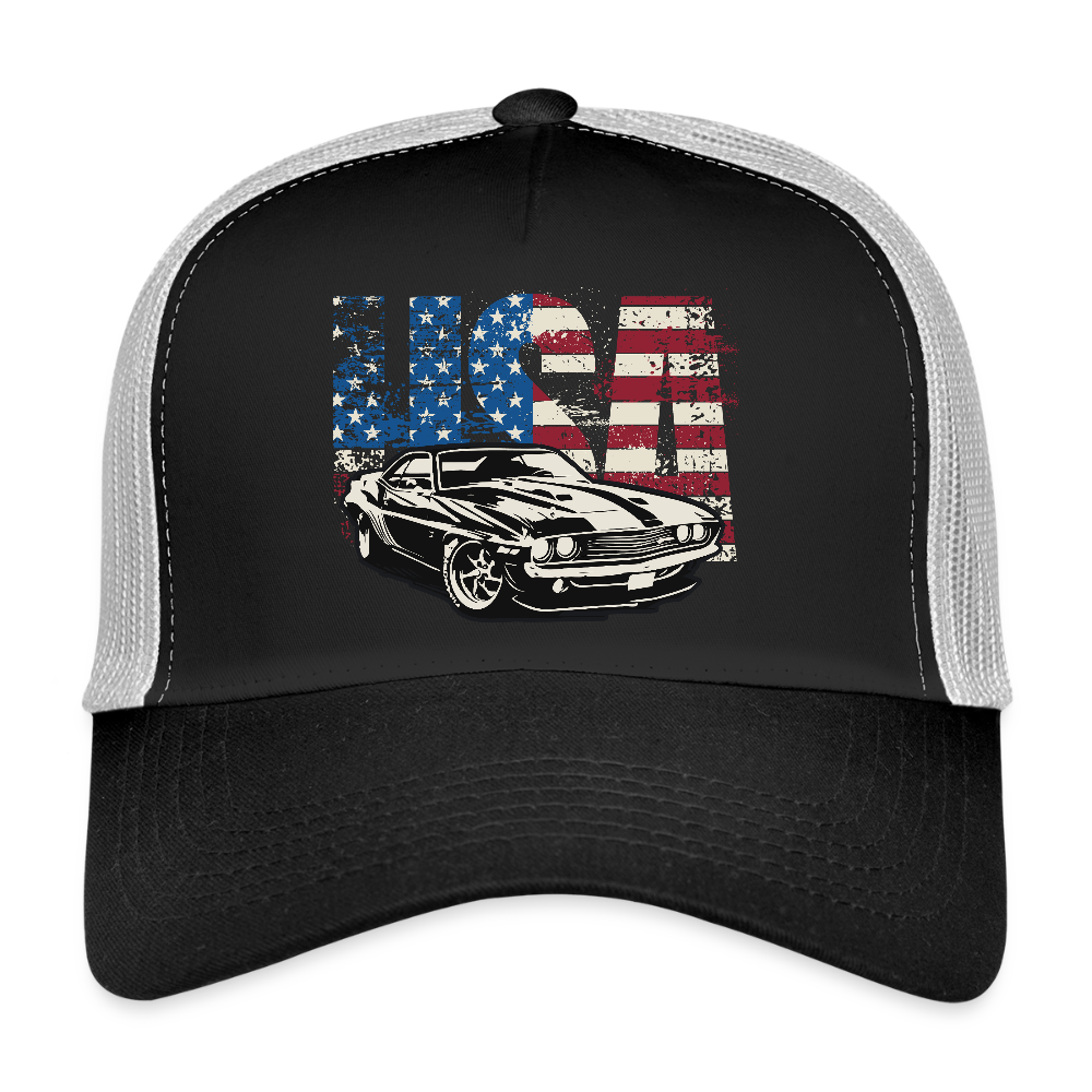 American Classic - Trucker Cap - Schwarz/Steingrau