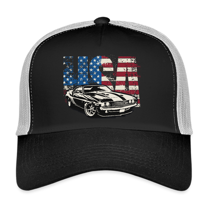 American Classic - Trucker Cap - Schwarz/Steingrau