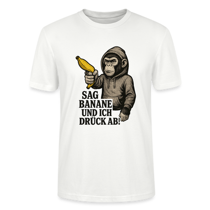 Banana Threat – Sag’s nicht! - Stanley/Stella Unisex T-Shirt CRAFTER - Weiß