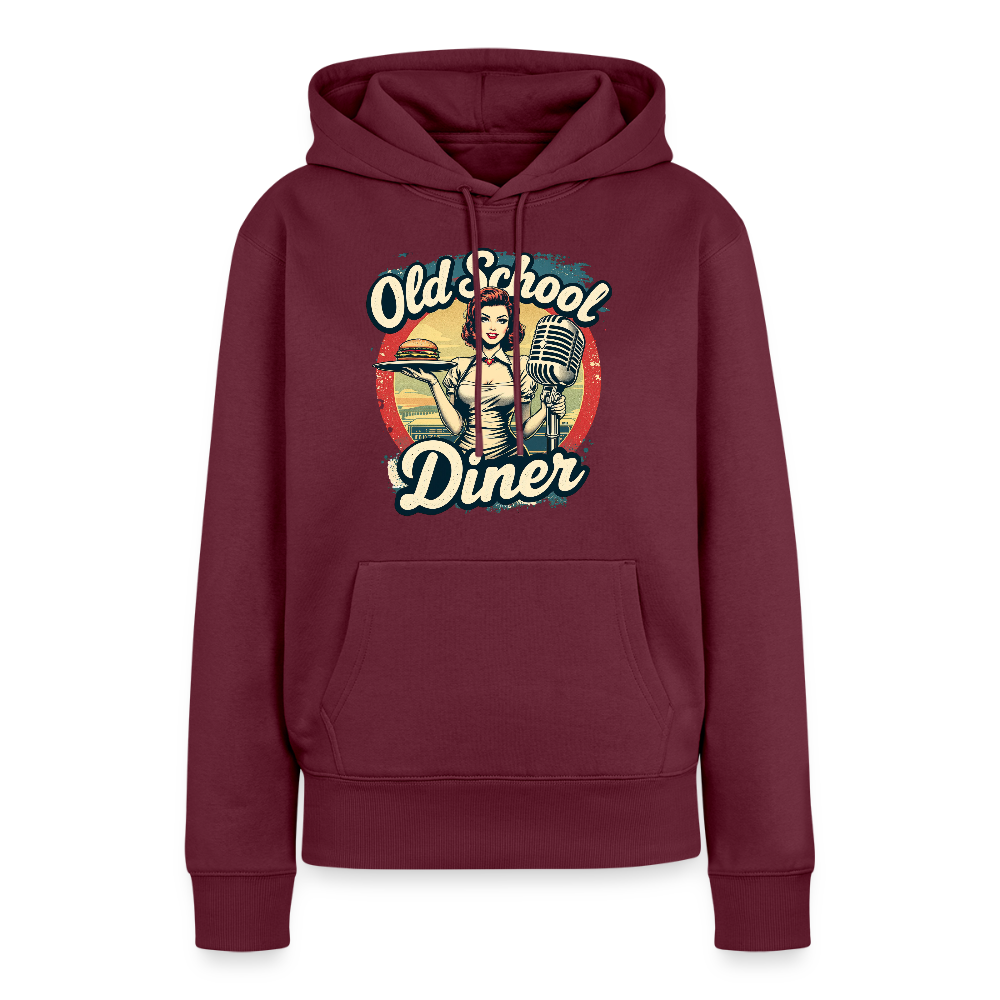 Frauen Premium Hoodie - Burgunderrot