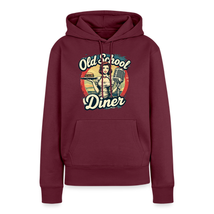 Frauen Premium Hoodie - Burgunderrot