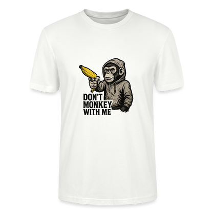 Don’t Monkey With Me – Banana Threat - Stanley/Stella Unisex T-Shirt CRAFTER - Weiß