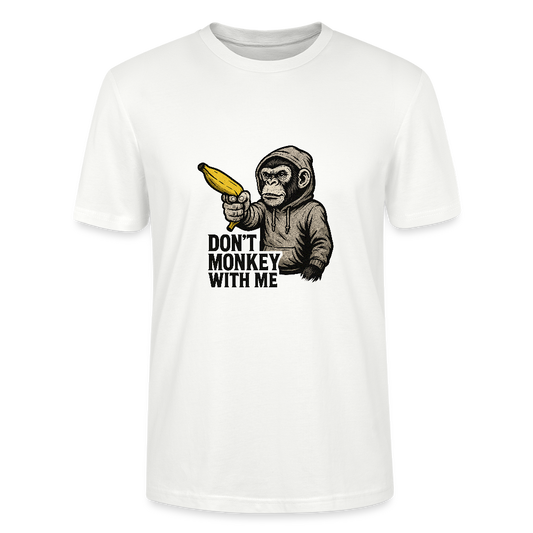 Don’t Monkey With Me – Banana Threat - Stanley/Stella Unisex T-Shirt CRAFTER - Weiß