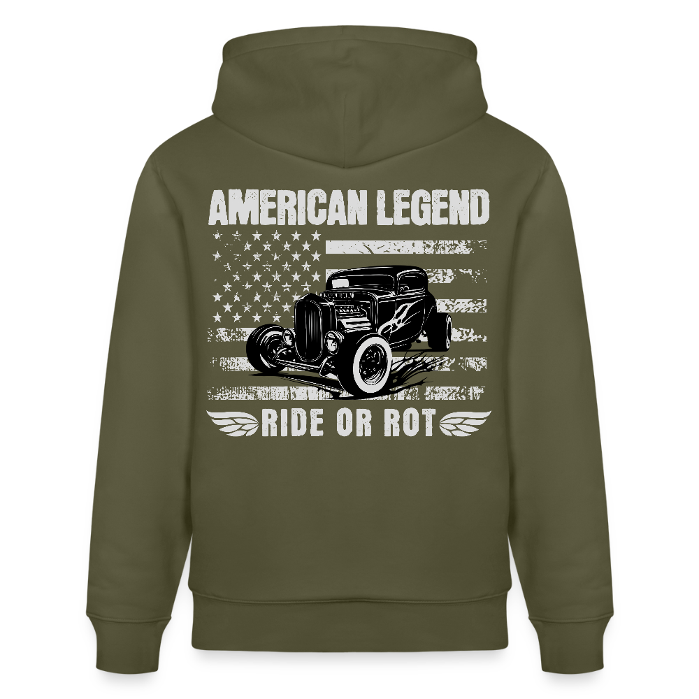 Stanley/Stella Unisex Bio-Hoodie CRUISER - Khaki Grün