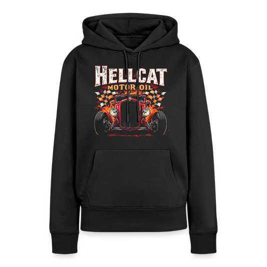 Frauen Premium Hoodie - Schwarz