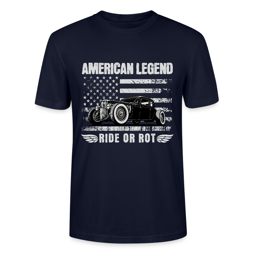 American Legend – Ride or Rot - Stanley/Stella Unisex T-Shirt CRAFTER - Navy