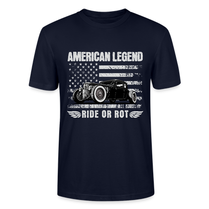 American Legend – Ride or Rot - Stanley/Stella Unisex T-Shirt CRAFTER - Navy