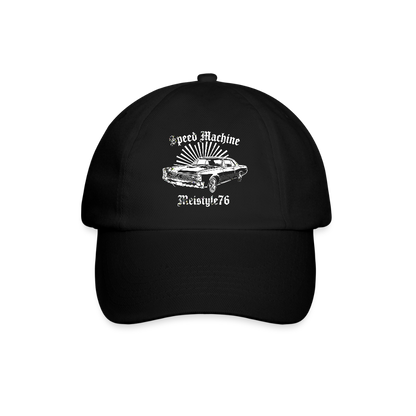 Speed Machine - Baseballkappe - Schwarz/Schwarz