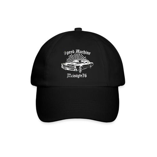 Speed Machine - Baseballkappe - Schwarz/Schwarz