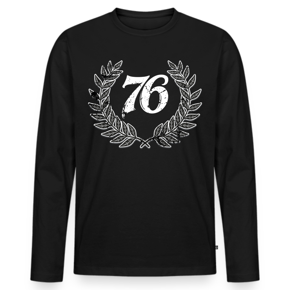 76er Langarmshirt - Schwarz