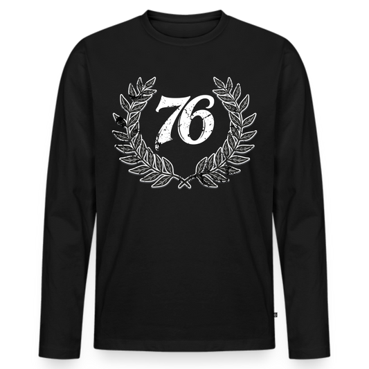 76er Langarmshirt - Schwarz