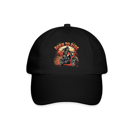 Born to Ride – Ride or Die - Baseballkappe - Schwarz/Schwarz