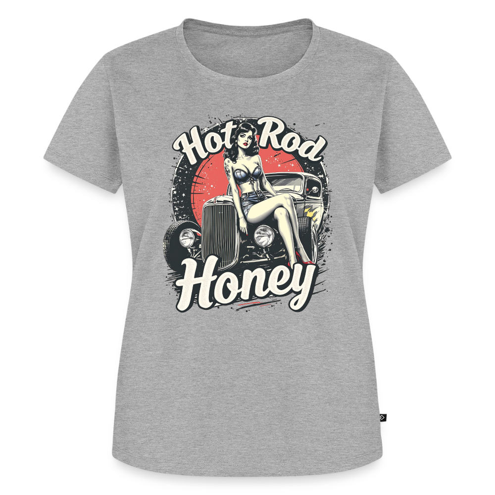 Frauen Premium T-Shirt - Grau meliert